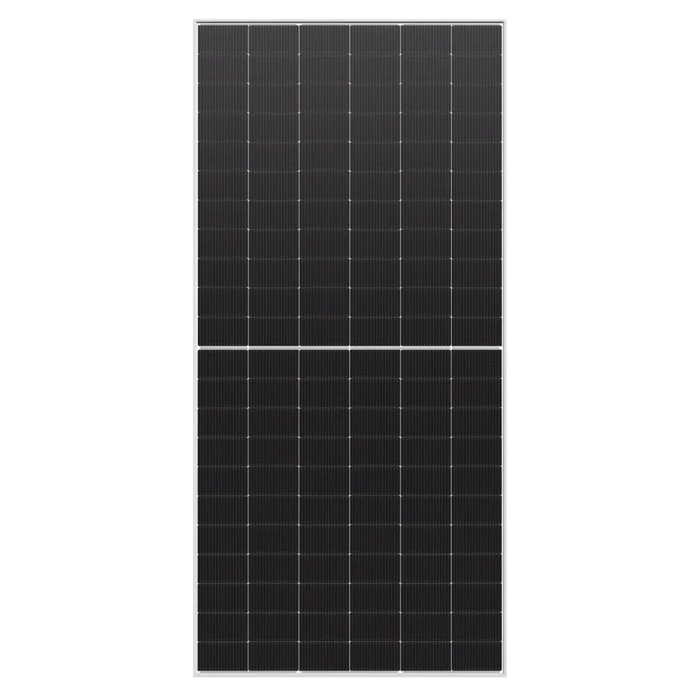 Longi 615Wp LR8-66HGD-615M N-type Bifacial Plateado frame panel solar