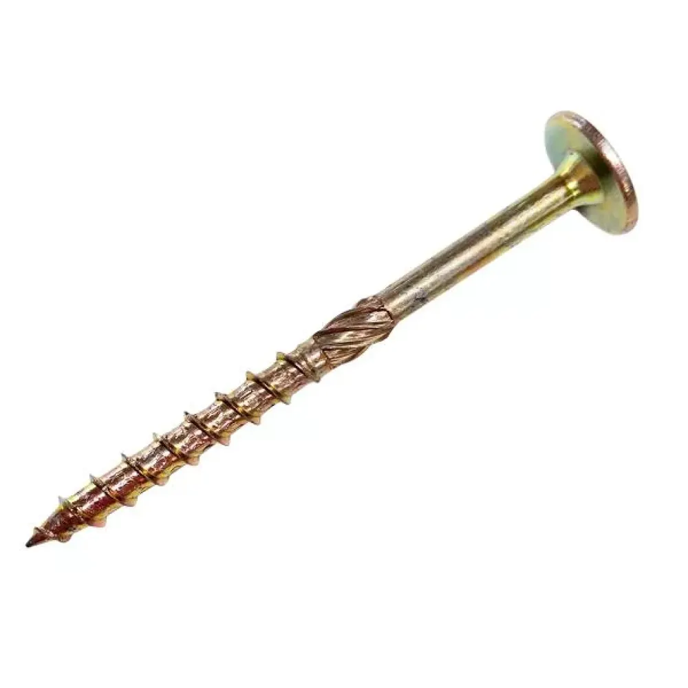 Strongi wood screw, yellow chromated 8x100