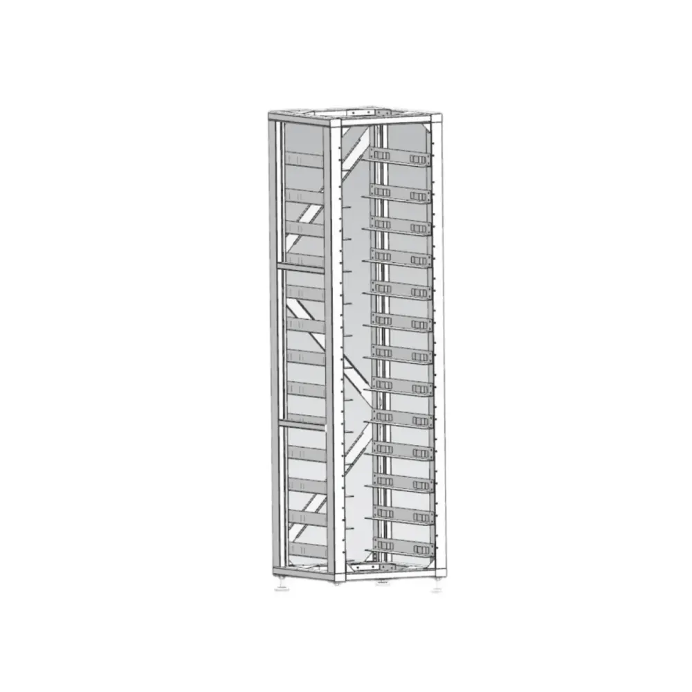 Deye BOS-G 3U-HRACK para 1HV BMS y 12 baterías, rack