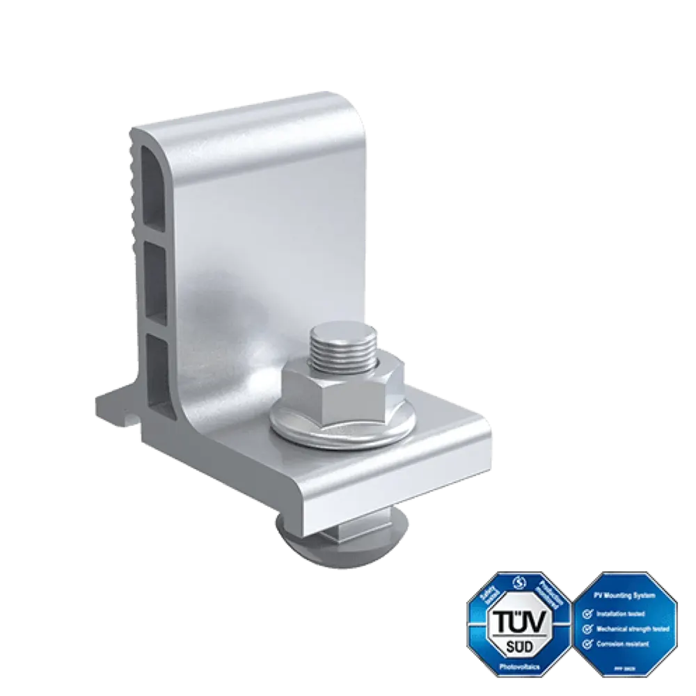Enerack rail clamp hook - rail adapter con carriage bolt