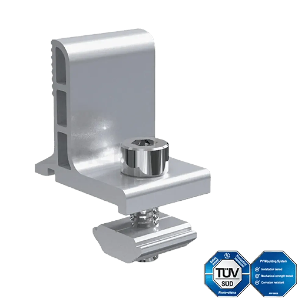 Enerack rail clamp hook - rail adapter con nuts