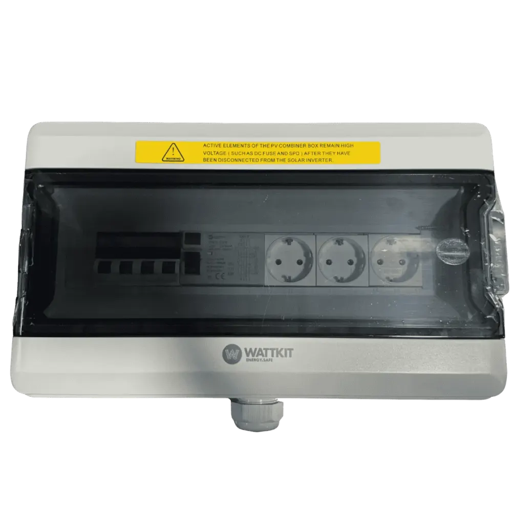 Wattkit YRADB-1/3 16A trifásico backup AC protection box MCB+RCD