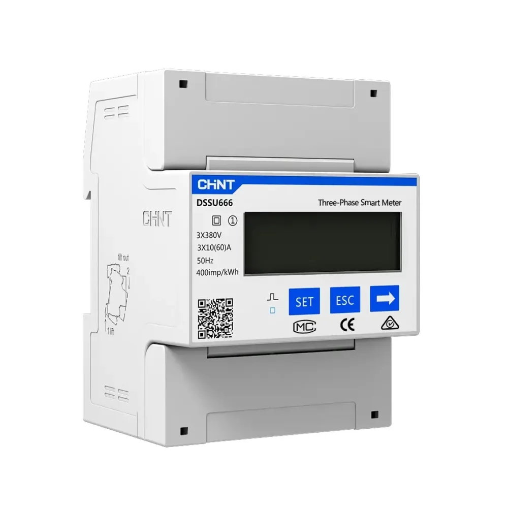 Huawei DTSU666-FE 100A trifásico smart energy meter para EV charger