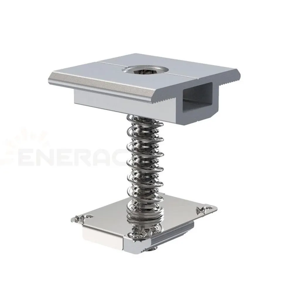 Enerack FLAT10 middle clamp con grounding clip